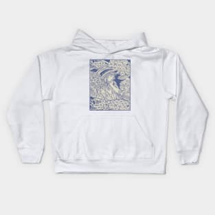 Mucha Lady (blue) Kids Hoodie